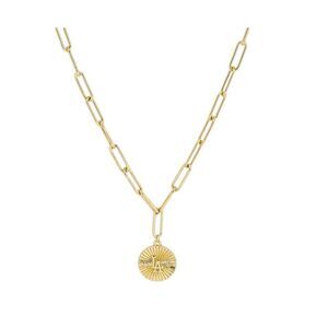 Bijoux Sport by Luv Aj MLB Gold Plated SPIRAL Coin Necklace LA Dodgers